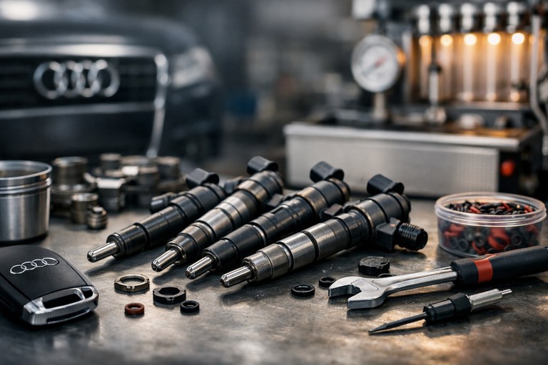 Regeneracja wtryskiwaczy Audi – kiedy ma sens i ile naprawdę kosztuje?