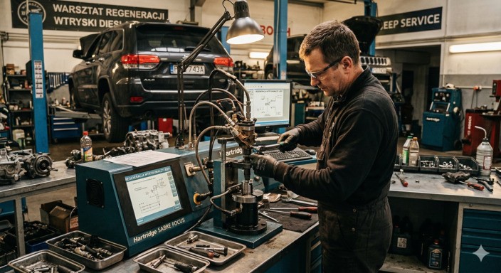 Regeneracja wtryskiwaczy Jeep – kiedy naprawa wtrysków ma sens i jak wygląda w praktyce?