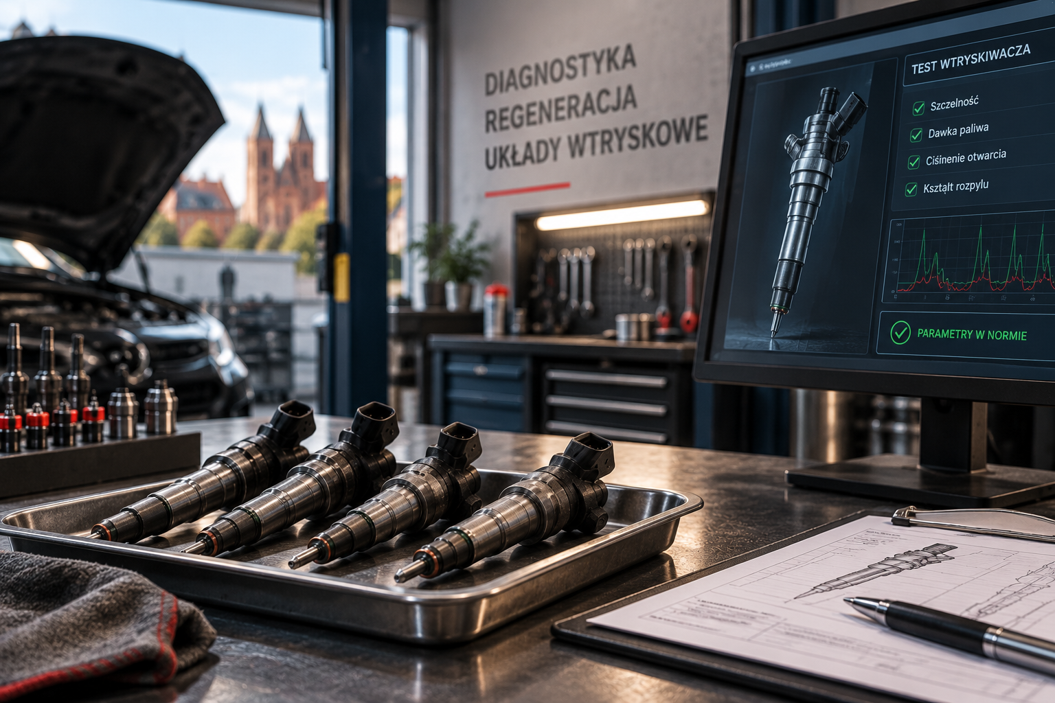 Regeneracja wtryskiwaczy Toruń – sprawdź podzespół, zanim zdecydujesz się na wymianę