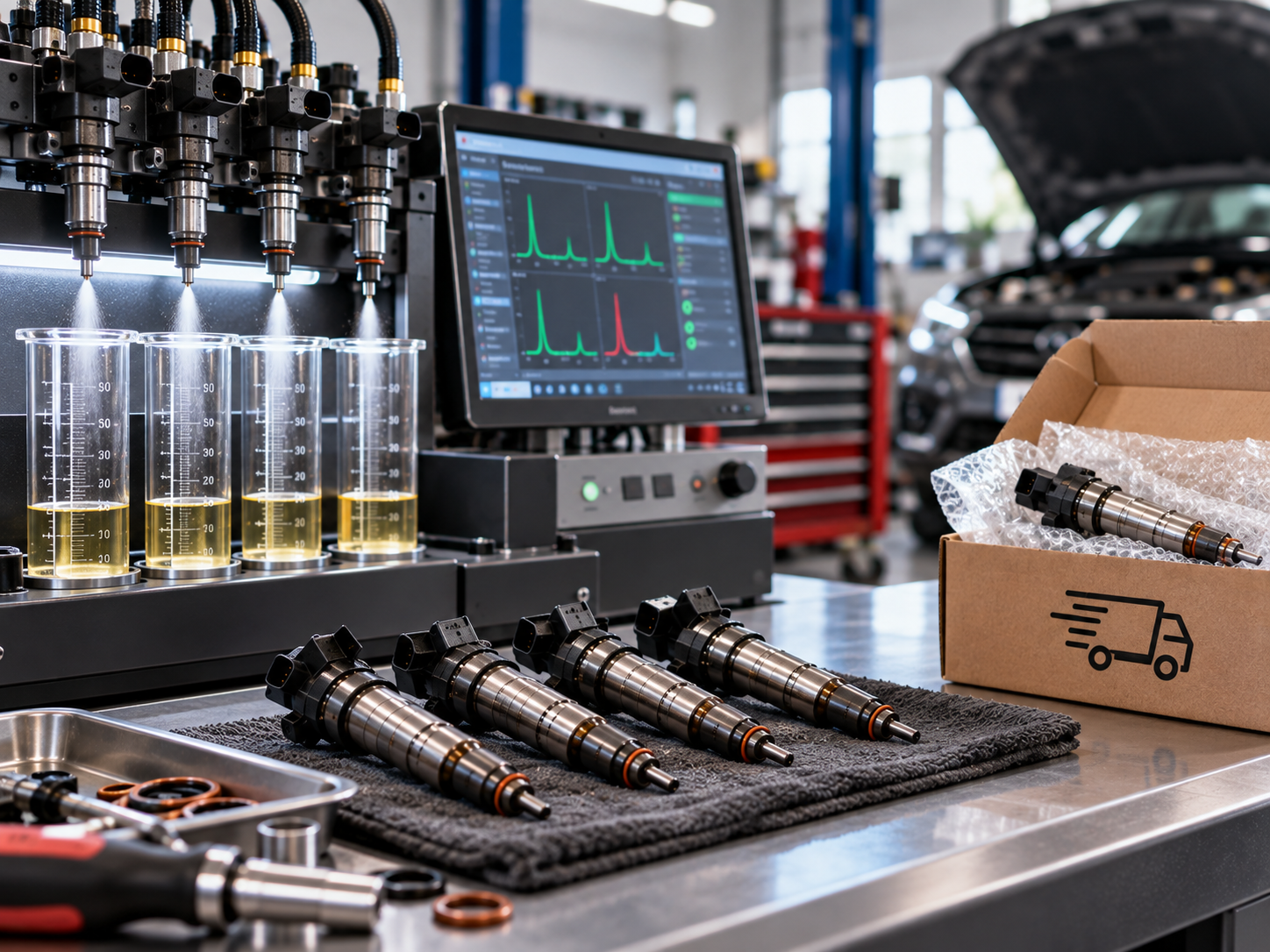 Regeneracja wtryskiwaczy Zamość – diagnostyka, naprawa i wysyłka